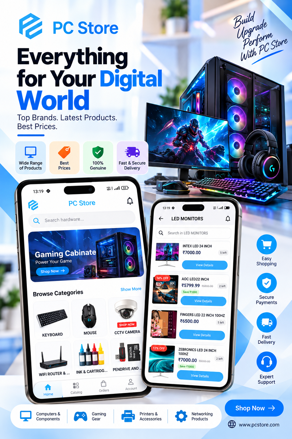 PC Store computer accessories platform
