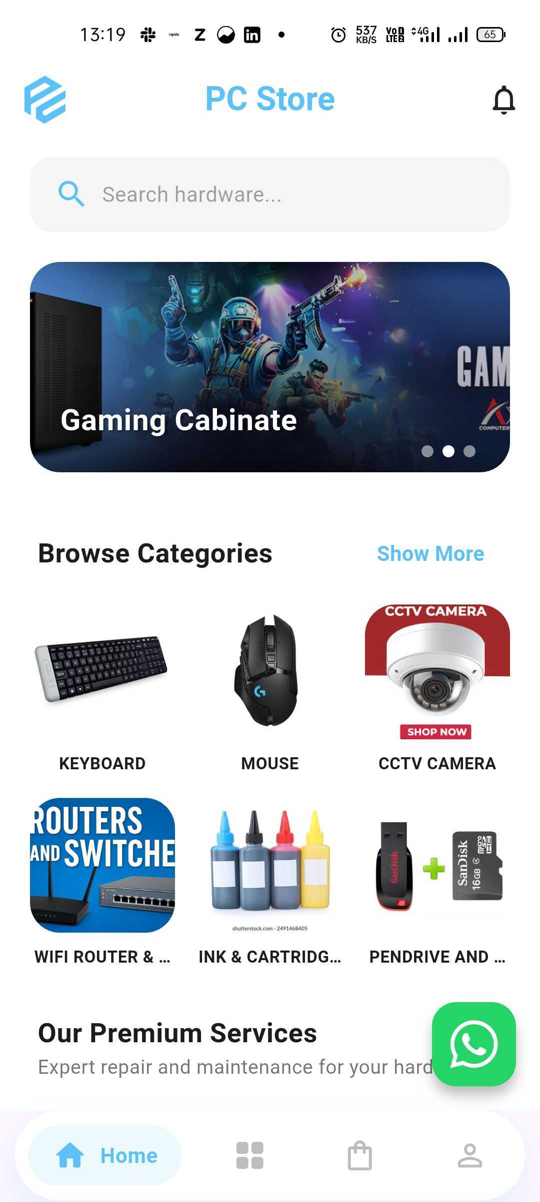 PC Store App